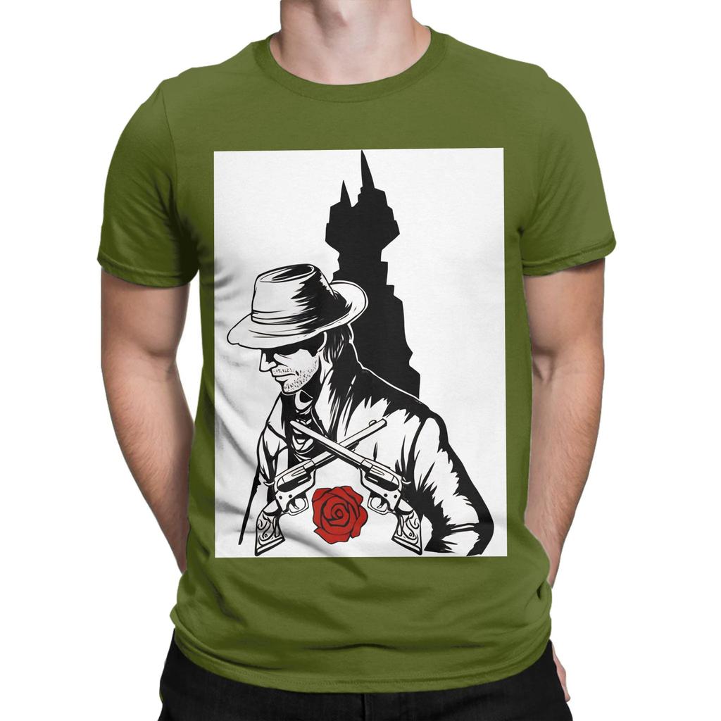 The Dark Tower poster Novelty 100 Cotton TShirt The Dark Tower Tees Tops For Unisex