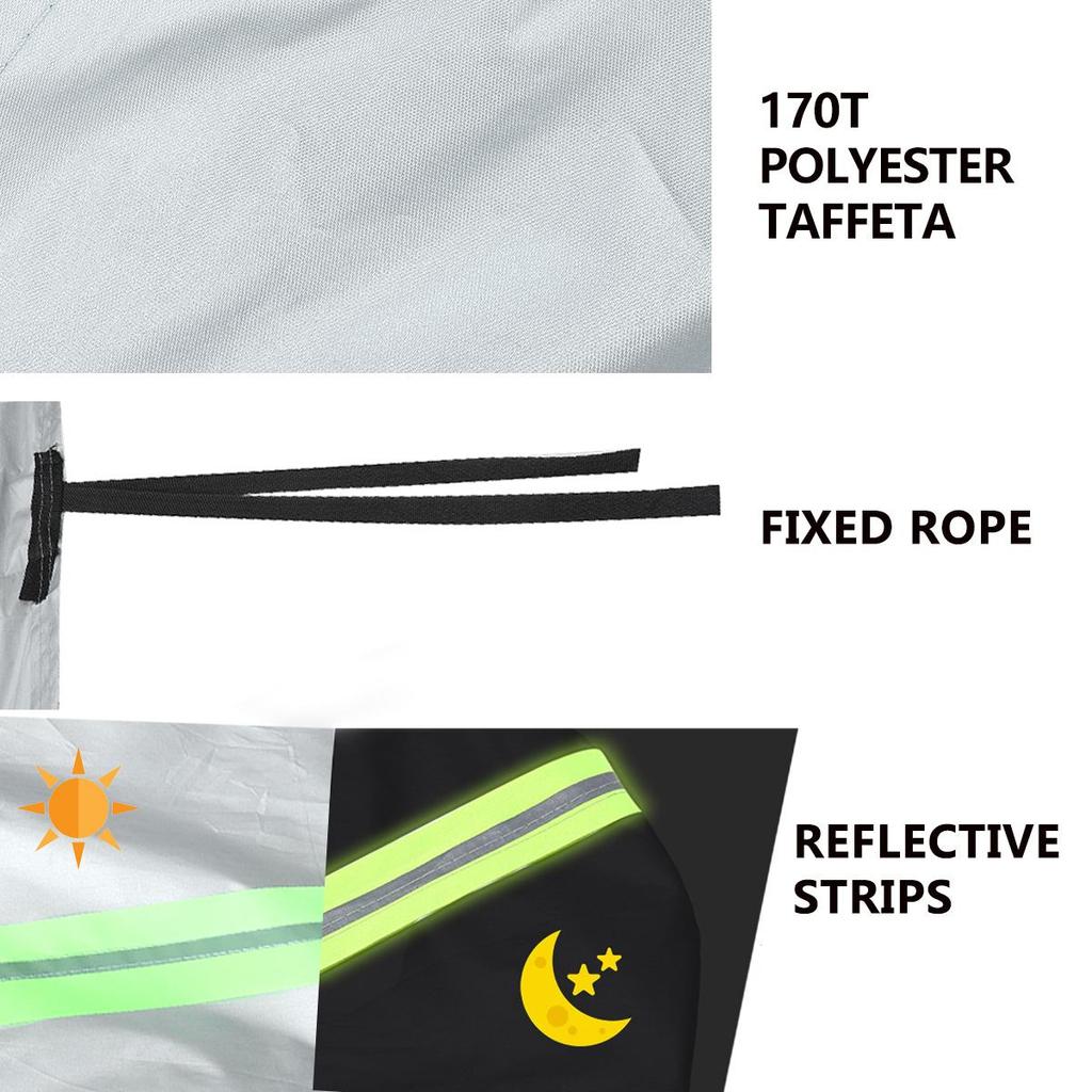 Kryt na nákladní vůz, celoroční plachta pro pick-up, proti prachu, nečistotám, větruodolný, UV ochrana, 170T, náhrada pro Ford Rapto