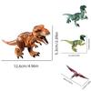 77001 Diy Dinosaur Assembly Tyrannosaurus Rex Small Building Blocks Toy Set For Boys
