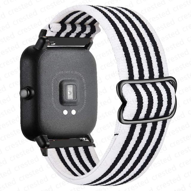Nylon Band For Amazfit GTS 4/2/2e/3/GTS2 Mini/GTR/4/3/Pro/GTR2/stratos Bracelet Correa Amazfit Bip 6 5 3 20mm/22mm Watch Straps