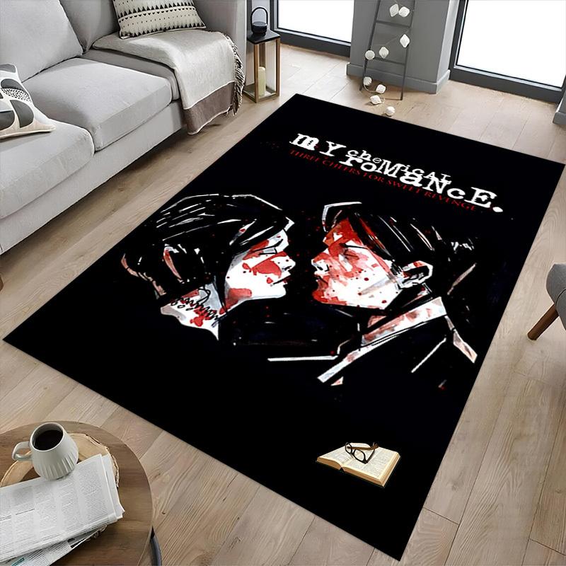 1pc My Chemical Romance Carpet, Office Rug Outdoor Mat Home Decor Area Carpet Festival