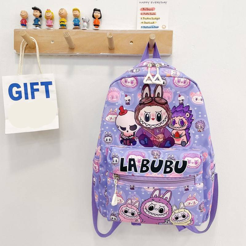 Backpack Cartoon Pattern Large Capacity Shoulders Bag Children Gifts