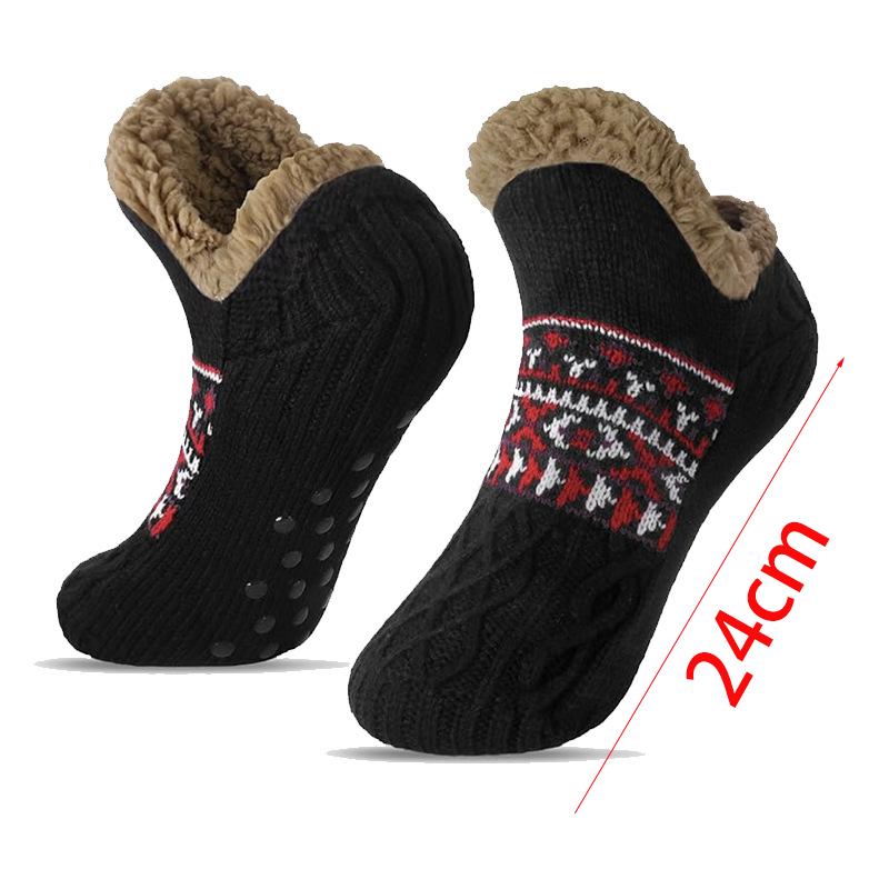 Winter Floor Socks Home Warm Women Men Snow Socks Sleep Carpet Slippers Sock Non-slip Socks
