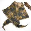 Bensu Jiuyi's Vintage Sand-Washed Double-Yarn Pure Cotton Triangle Scarf: Wear as Headband, Bandeau, or Butt Curtain.