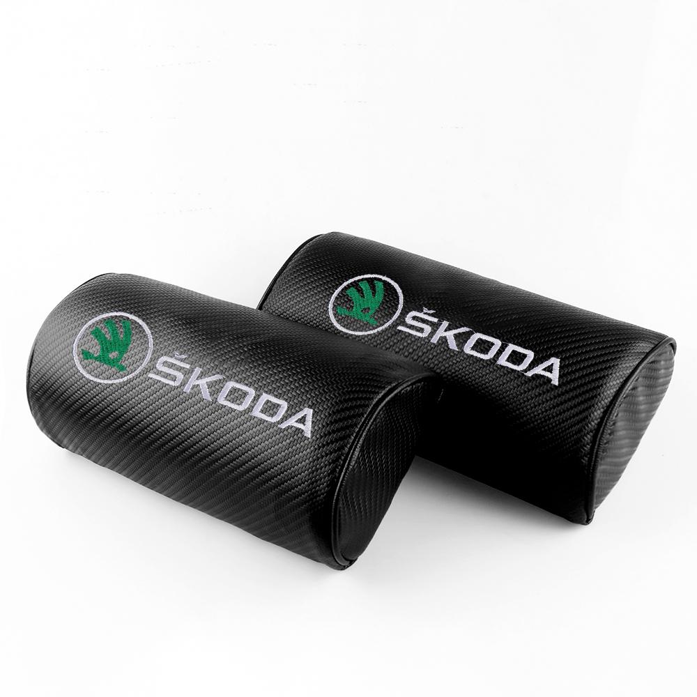 AEL1 Car Seat Pillow Neck Rest Travelling Headrest Head Neck Support For Skoda Octavia Kamiq Kodiaq Superb Rapid Karoq Fabia Yeti
