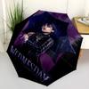 1pc Wednesday Automatic Folding Umbrella, Portable Collapsible Design, Casual Outdoor Accessory L1127067