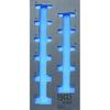 Werkstattwagenmatte - bgs - 4099-1 - leer - 1 Stück schwarz - für 10er Stecknüsse (3/8)