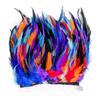 10 Meter Fluffy Rooster Feather Ribbion Fringe 8-13CM Tassless Crafts Dress Decoration Natural Colored Chicken Plumes Accessories
