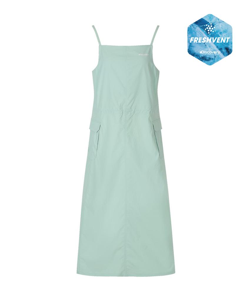 DISCOVERY EXPEDITION Women'S Freshvent Layered Woven Dress (L/Mint)
