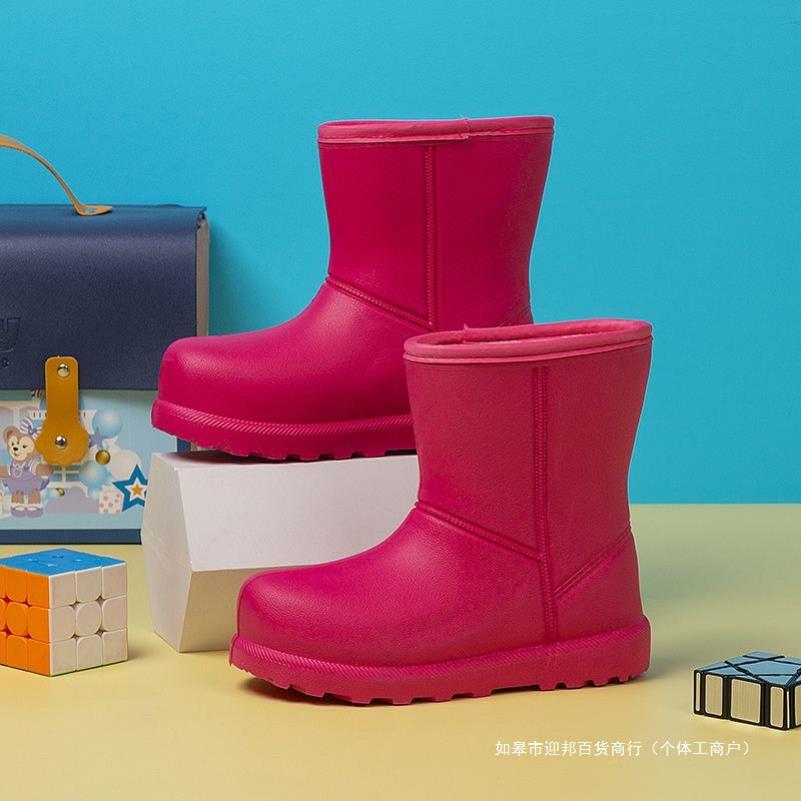 Winter warme Outdoor wasserdichte Schneestiefel Damen- und Herren-Kurzstiefel rutschfeste flachsohlige mittelhohe Stiefel verdickte Samt-Baumwollschuhe Baumwolle.