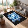 Tappeto in Flanella Stampato Squadra Nazionale di Calcio Argentina Antiscivolo Morbido Poliestere Tappeto per Pavimento Tappetino Decorativo per Interni per Camera da Letto Soggiorno Divano