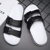 Fashion Women Lightweight Buckle Decor Fastener Large Size 45 46 Sport Sandals Sporty Black Fabric Sandals Summer Men Shoes