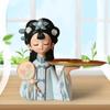 Chinese Palace Girl Figurine Home Iving Room Cookie Fruit