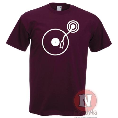 Dj Turntable TShirt Ibiza Club Party Old School Style Rave Edm Cool