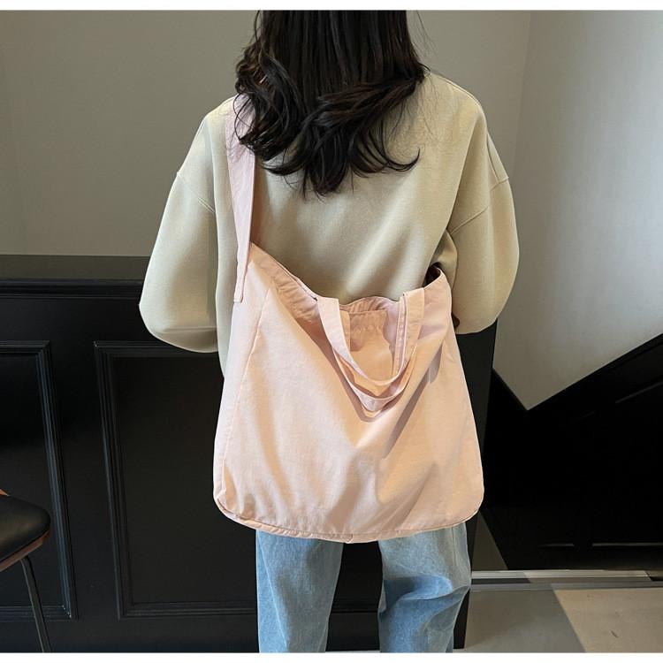 Nylon Tote Bag For Women With Magnetic Closure And Multiple Pockets Ideal For Daily Use