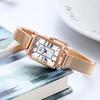 Same personality retro square women's watch fashion casual student waterproof watch