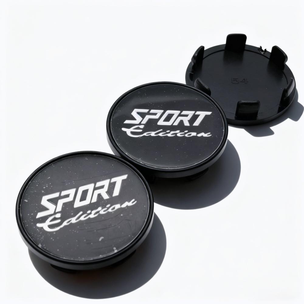 4pcs 54MM 49MM Car Wheel Center Caps With Sport Edition Logo Emblem Wheel Hubcaps Hub Center Dust Cover Replace Car Accessories
