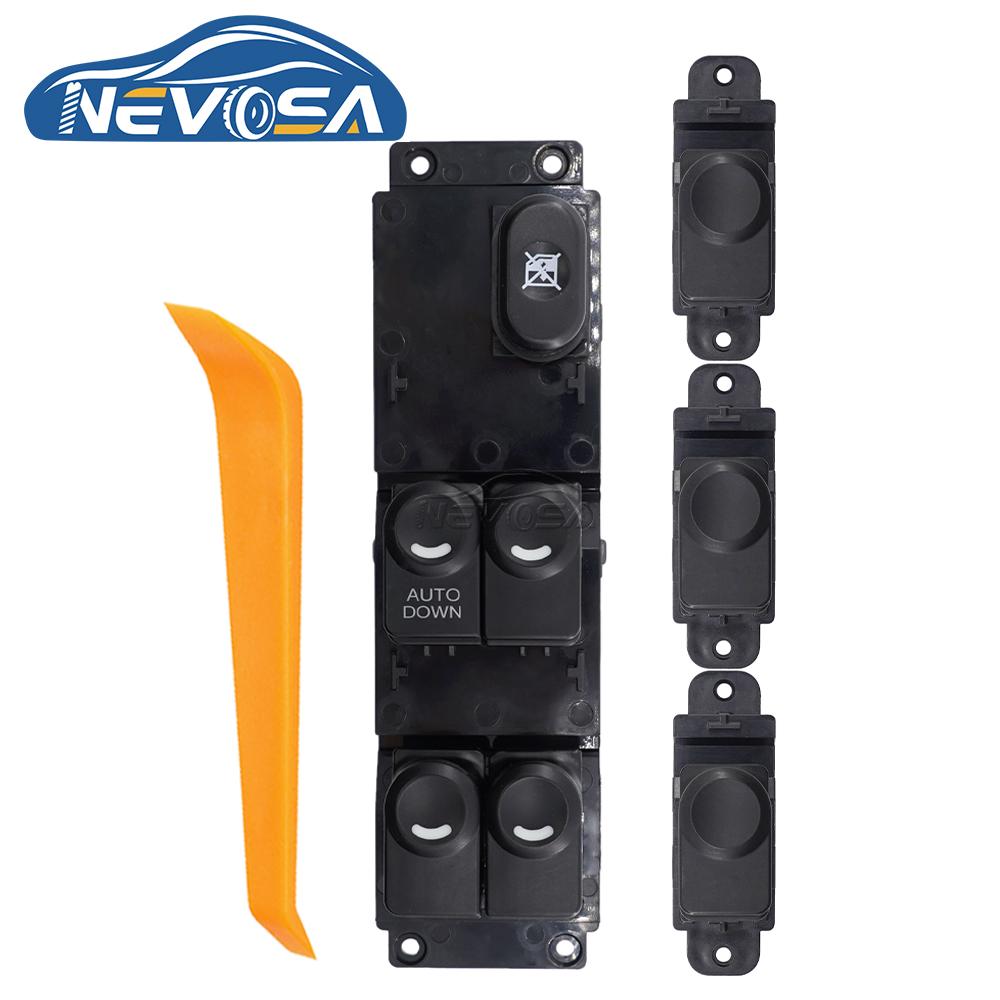 NEVOSA 93570-1R101 93580-1R000 Front Left Window Lifter Switch Passenger Single Button For Hyundai Solaris Accent 2011 2012 2013