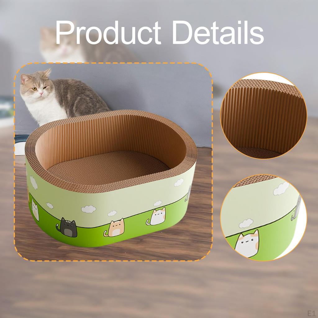 Cat Scratch Bed, Pet Supplies, Breathable, Corrugated Cardboard, Scratching Pad, Nest,