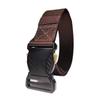 Automatic Buckle Men's Belt Quick Release Weave Waist Band  Outdoor Leisure Sports