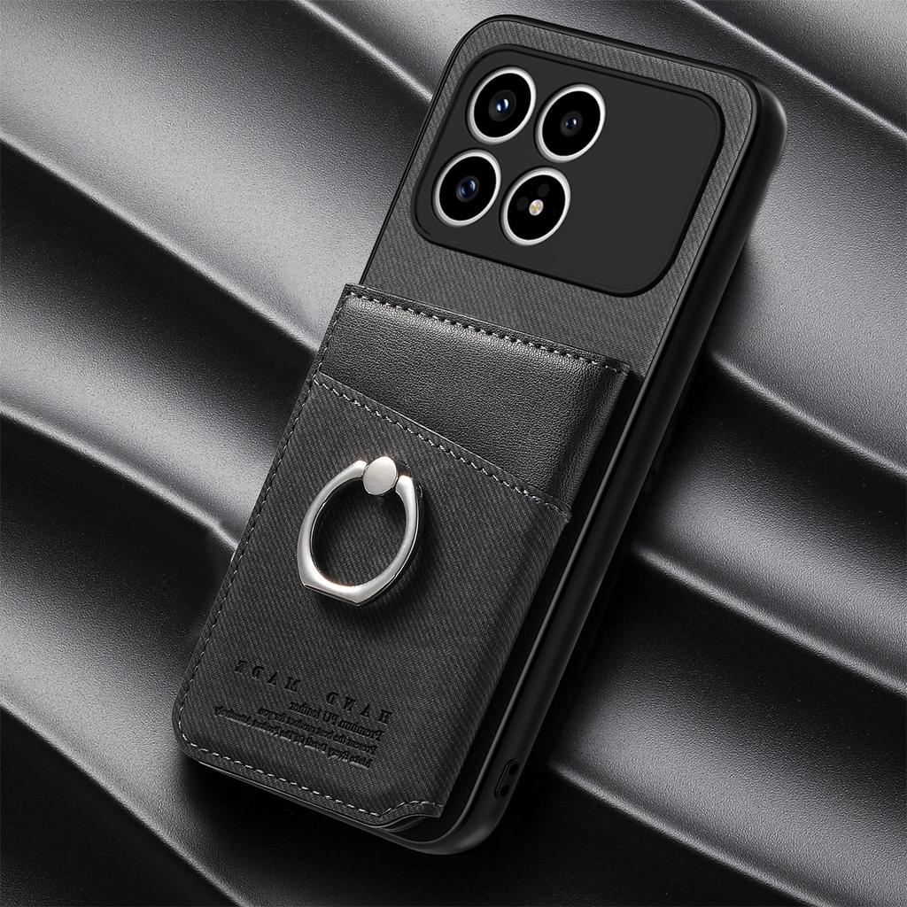 For POCO F8 Ultra 5G Luxury Case Leather RFID Card Wallet Back Panel Xiaomi Poco F8 Pro Case Mi PocoF8 Ultra F 8 Pro Ring Cover