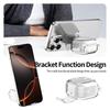 Transparent Candy Security Lock Cover for Samsung Galaxy Buds 4 4 Pro Shockproof Earphone Protective Case with Hidden Bracket