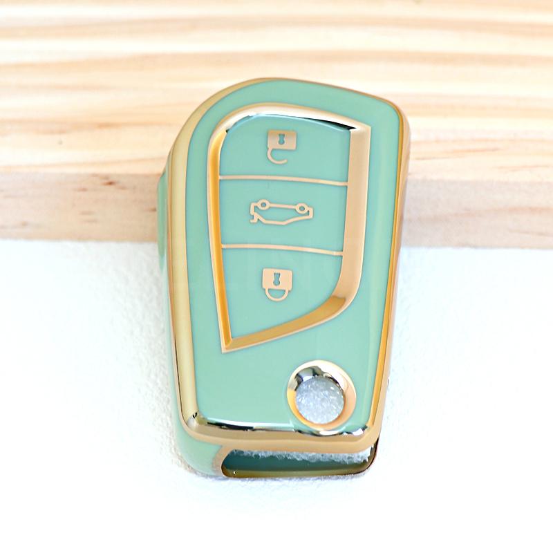 Car Key Fob Car Remote Cover Shell Case 2 3 4 Button For Toyota Hilux Corolla Highlander Rav 4 Yaris Camry Fortuner Protector