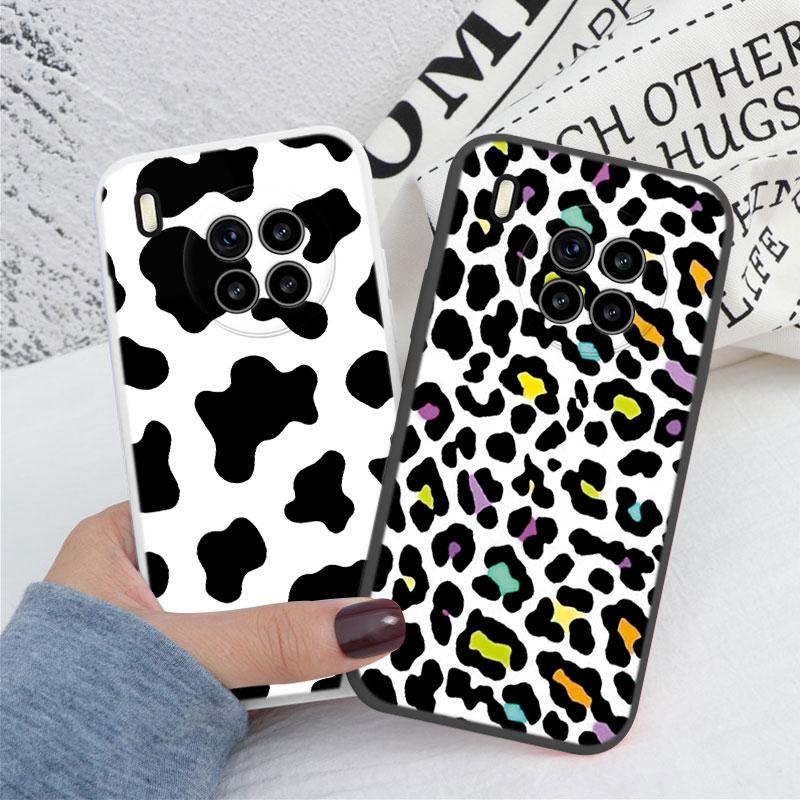 For Honor 50 Lite Huawei Nova 8i Phone Case Fashion Leopard Print Cover Soft Silicone Shockproof Fundas For Honor 50Lite Coque
