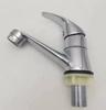 Modern Hotel Chrome Finish Single-Hole Single-Handle Deck Mounted Basin Faucets Zinc Alloy with Ceramic Surface Online Technical