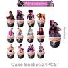 Demon Hunters Birth Date Celebration Disposable Dinner Board Tablecloth Balloon Banner Cake Decoration KPOP Anime Celebration Collection Infant Shower