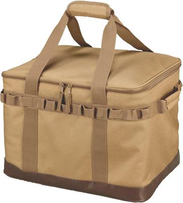 BUNDOK Gear Case Camping Storage Soft Type Brown Standard BD-911