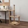 Wood Feline Climbing Structure Stable Base Multi Levels