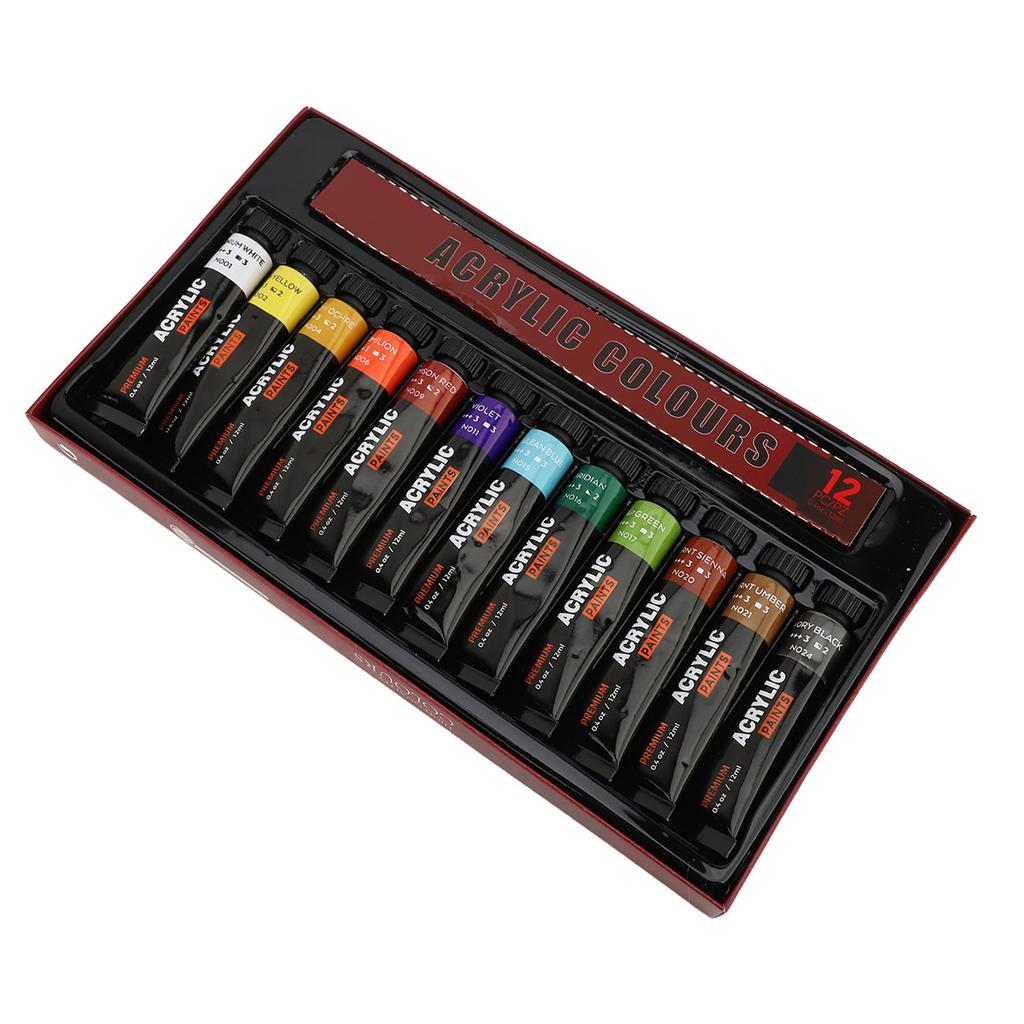Multiple Color Oil Paints Aluminum Tube Art Painting Supplies for Adults Kids Artists Beginners