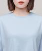 MUSINSA STANDARD WOMAN Women'S Relaxed Fit Crew Neck Crop T-Shirt [Pastel Blue]