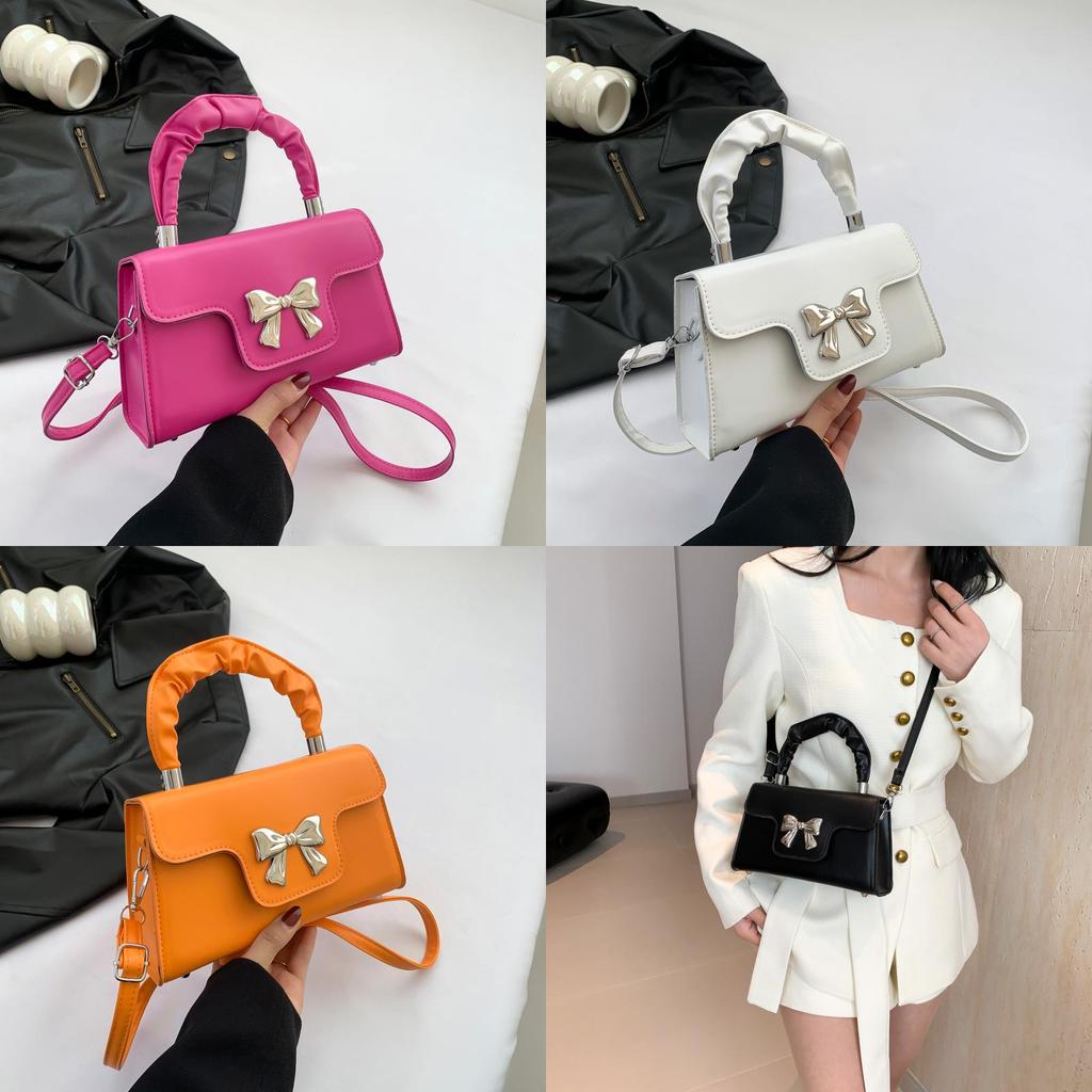 Modische Street Style Pu-Leder Schultertasche 2024 Frühling Neue Crossbody-Tasche Für Damen