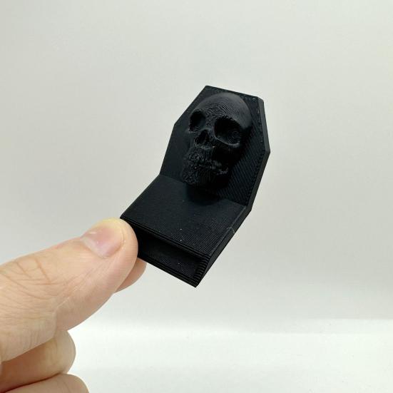 baizihuahu Gothic Skull Can Opener, 3D Printed Pull Tab Tool, Trendy Kitchen Accessory Gift for Friends