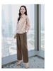2025 Women's Printed Mulberry Silk Shirt: Slim Fit, Fashionable Real Silk Top for Spring & Autumn