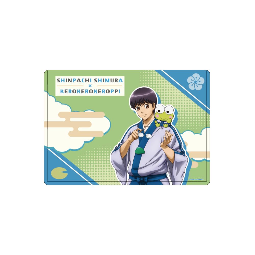 Gintama x Sanrio Characters 02 Шимора Шинпачи x Керокерокероппи Коллаборационная иллюстрация Прозрачный чехол с персонажем 4100₽