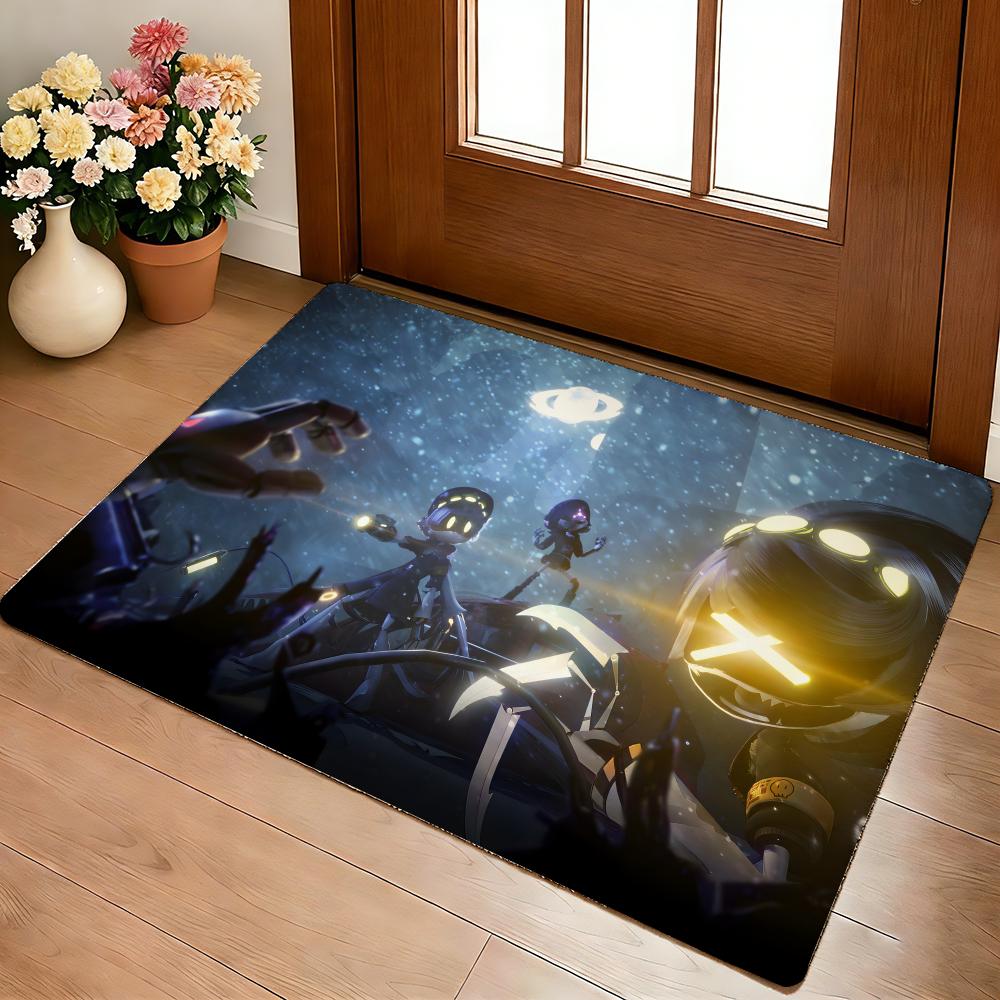 M-Murder Drones Fußmatte Gemütliche Flanell Weich Dick Rutschfeste Matte Für Wohnzimmer Schlafzimmer Küche Dekor Teppiche