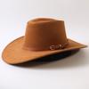 Popular European and American Classic Big-brimmed Western Cowboy Hat Men's and Women's Outdoor Fashion Anti-sun Cowboy Hat Jazz Hat