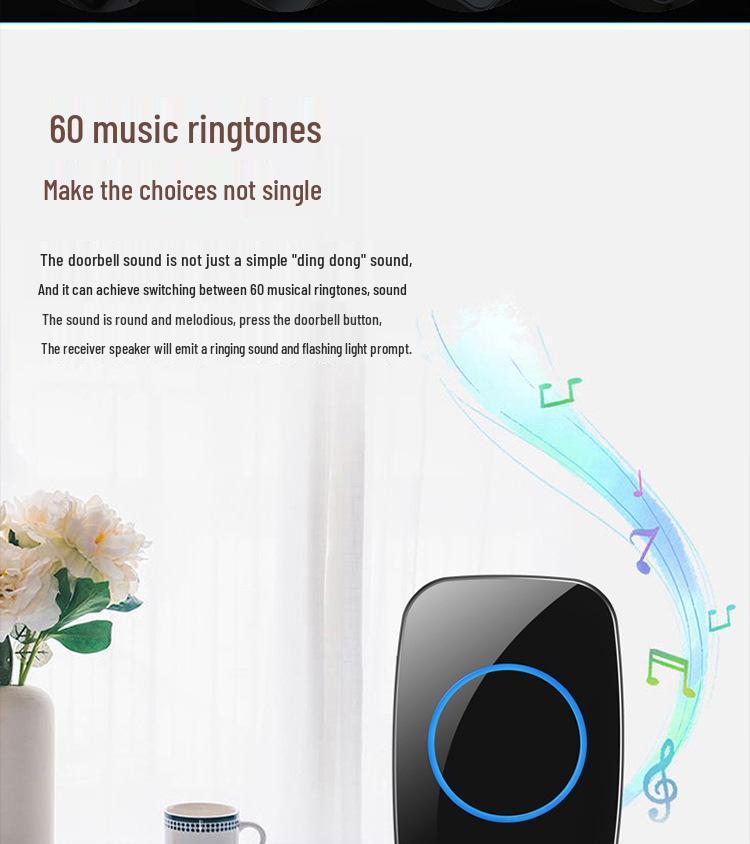 Eco-Friendly Self-Powered Wireless Doorbell: Battery-Free, Smart, Waterproof, One-to-Three Home Solution