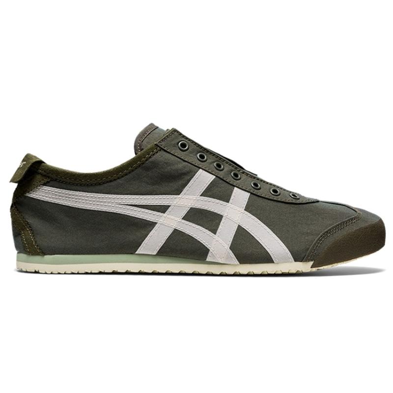 ONITSUKA TIGER Mexico 66 Slip-On Olive Green White Sneakers 1183B603-301