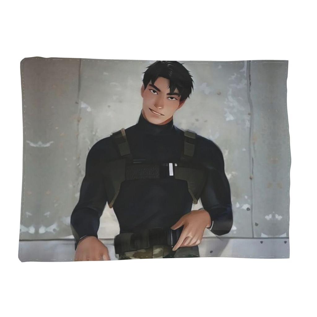 Kenji Kishimoto Shatter Me Blankets Soft Warm Flannel Throw Blanket Cover for Bed Living room Picnic Travel Home Couch