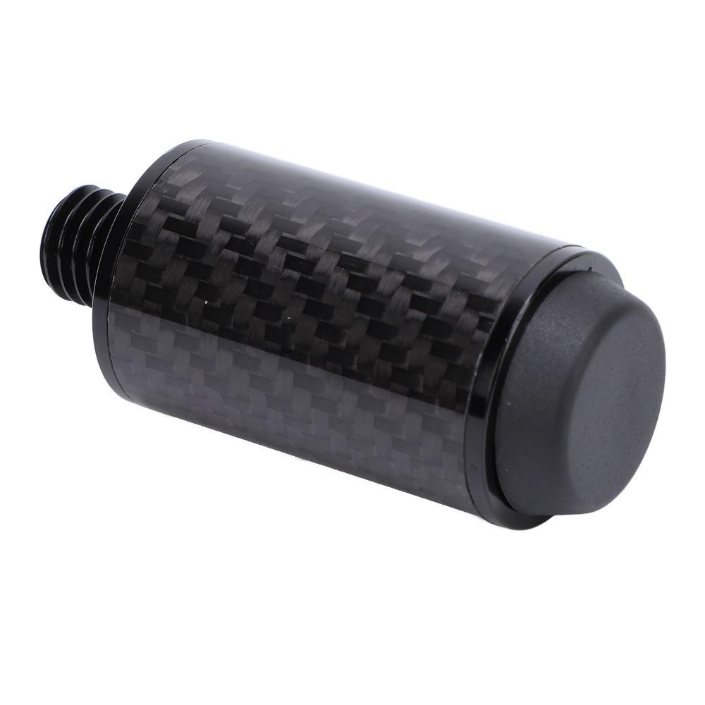 2pcs Aluminum Alloy Pool Cue Extension Carbon Fibre Pool Cue Accessories Training Learners