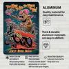 Metal Poster Tin Sign Rat Fink Cartoon 8x12 Inches Vintage Wall Decor for Home Garage Bar Man Cave