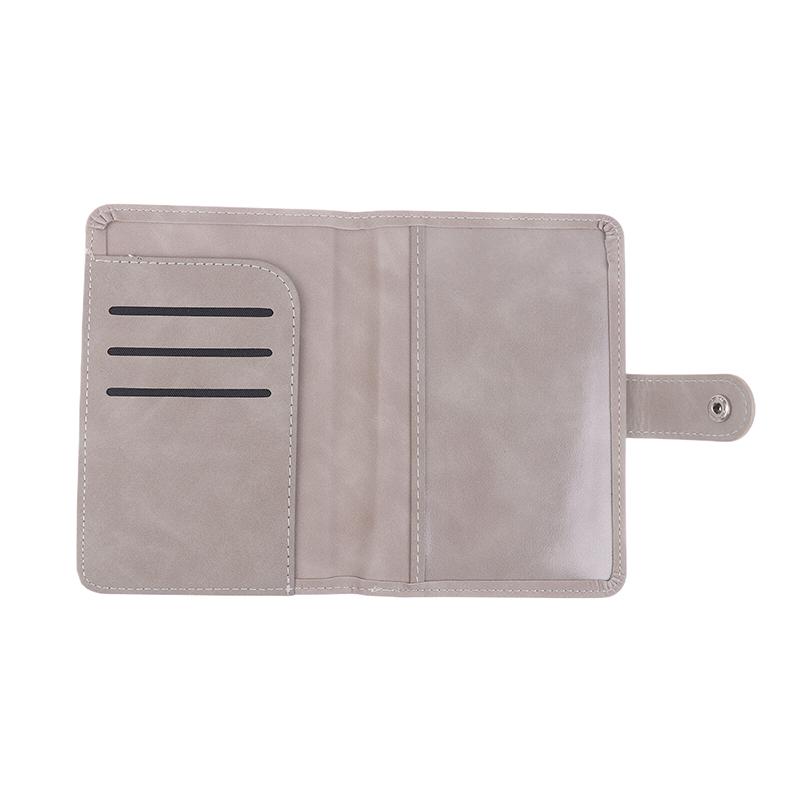 1Pc Id Holder With Airplane Clasp Pu Leather Travel Passport Cover Multiple Card Slots Passport Holder Unisex Travel Organizer