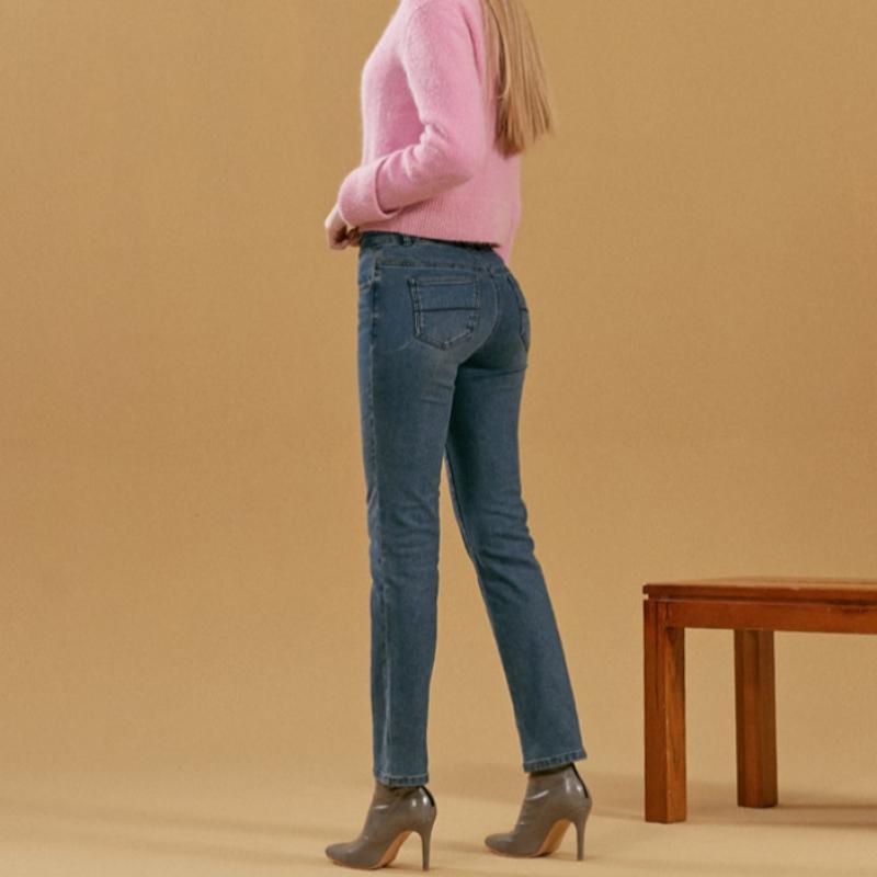 Bang Bang Women S Lycra Double Weave bruShed Denim Indigo