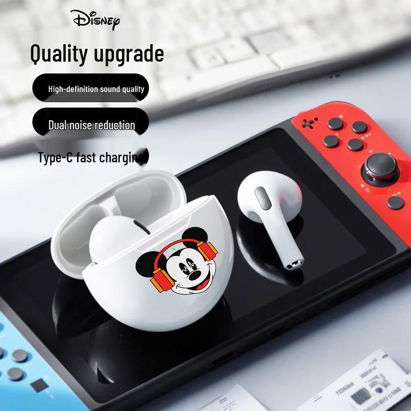 Disney BH889 Wireless Sports Headphones - Long Battery Life, Noise Reduction, Universal Compatibility