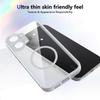 KEYSION Transparent Magnetic Phone Case for Xiaomi POCO X8 Pro Max Silicone+PC HD Clear Shockproof Back Cover for POCO X8 Pro