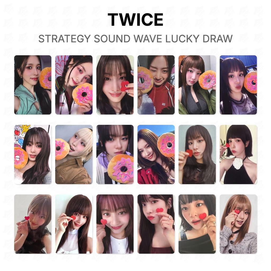 Twice STRATEGY ONDA SONORA SORTEIO OFICIAL Fotocarteira Oficial
